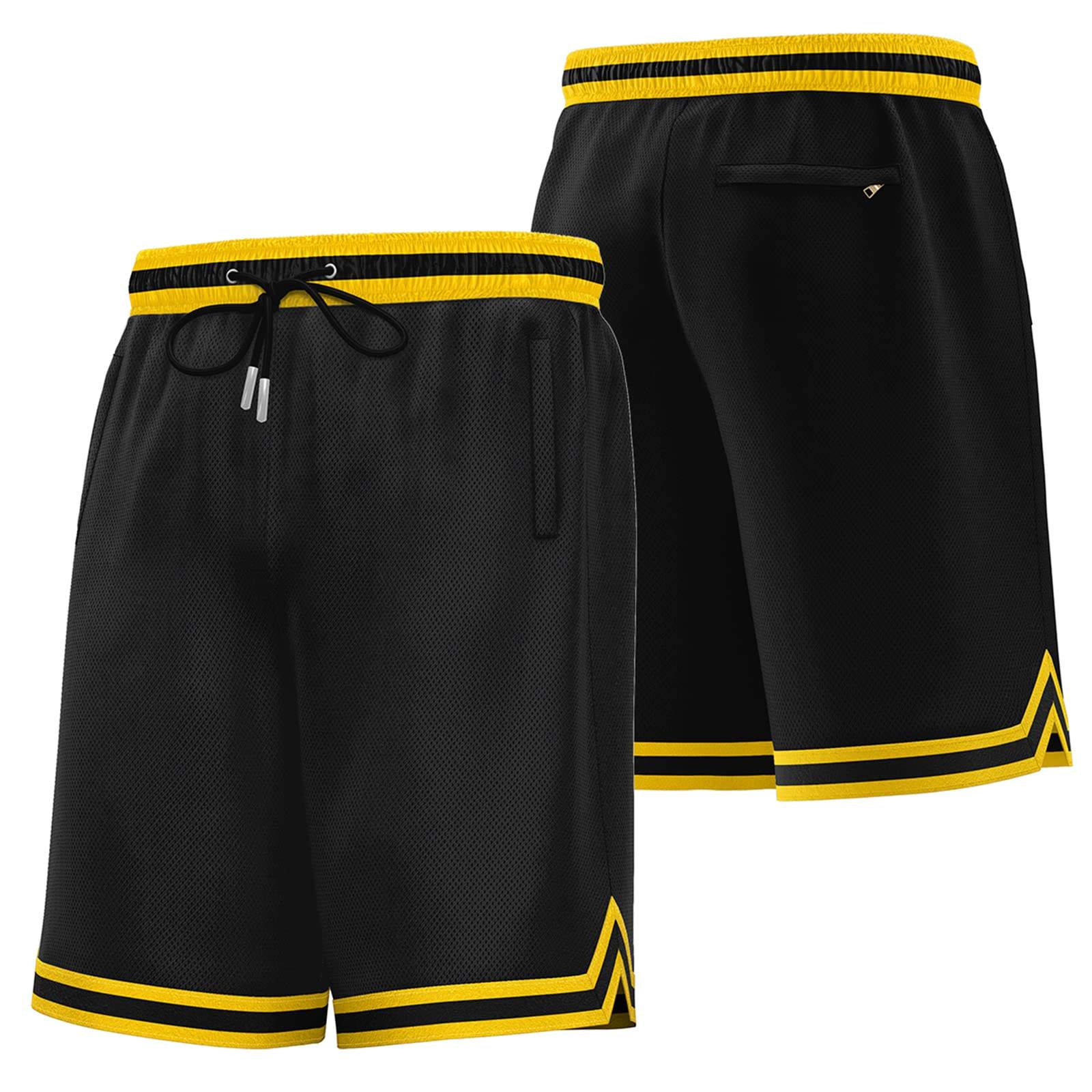 National Apparels High Quality Custom Made Basketball Shorts For Mens Cropped Fit Polyester Plain Sublimation Shorts For Mens